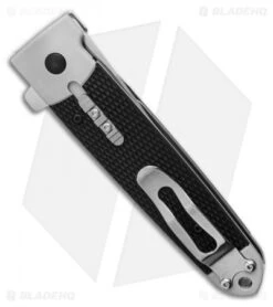 Cold Steel Oyabun Liner Lock Knife Black TPR (3.5" Satin) 26T -Knives World Shop Cold Steel Oyabun Liner Lock Knife Black TPR 3.5 Satin 26T BHQ 121201 LS Side