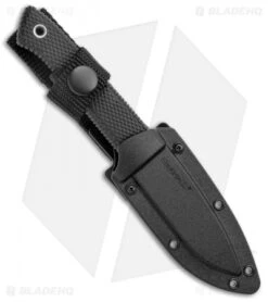 Cold Steel Pendleton Mini Hunter Fixed Blade Knife Black Kray-Ex (2.9" Satin) -Knives World Shop Cold Steel Pendleton Mini Hunter Black Satin BHQ 126305 jr sheath 2