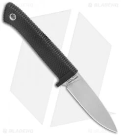 Cold Steel Pendleton Mini Hunter Fixed Blade Knife Black Kray-Ex (2.9" Satin) -Knives World Shop Cold Steel Pendleton Mini Hunter Black Satin BHQ 126305 jr spine 2