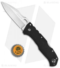 Cold Steel Pro Lite Sport Tri-Ad Lock Knife Black GFN (3.5" Stonewash) CS-20NU -Knives World Shop Cold Steel Pro Lite Pro GFN Black Sport 20NU BHQ 51991 jr bottlecap 2