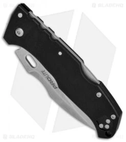 Cold Steel Pro Lite Sport Tri-Ad Lock Knife Black GFN (3.5" Stonewash) CS-20NU -Knives World Shop Cold Steel Pro Lite Pro GFN Black Sport 20NU BHQ 51991 jr spine