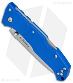 Cold Steel Pro Lite Tanto Tri-Ad Lock Knife Blue GFN (3.5" Satin) 20NSTLU -Knives World Shop Cold Steel Pro Lite Pro GFN Blue Tanto 20NSTLU BHQ 51990 jr spine