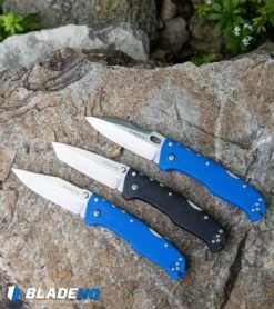 Cold Steel Pro Lite Sport Tri-Ad Lock Knife Blue GFN (3.5" Satin) 20NVLU -Knives World Shop Cold Steel Pro Lite Sport Tri Ad Lock Knife BHQ51993 kp rock garden web 5