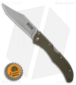 Cold Steel Range Boss Tri-Ad Lock Knife OD Green Zy-Ex (4" Stonewash) 9 Cold Steel Range Boss Tri-Ad Lock Knife OD Green Zy-Ex (4" Stonewash) -Knives World Shop Cold Steel Range Boss Tri Ad Lock Knife OD Green Zy Ex 4 Satin 20KR7 BHQ 121190 LS Bottlecap