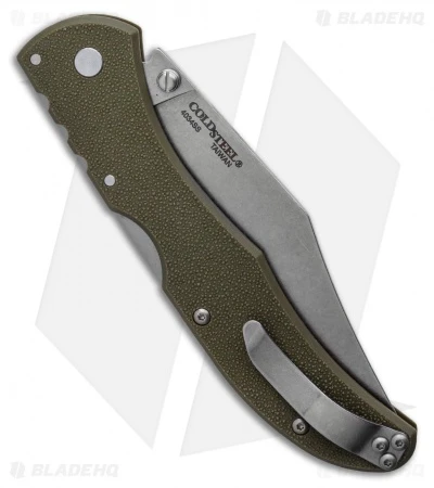Cold Steel Range Boss Tri-Ad Lock Knife OD Green Zy-Ex (4" Stonewash) 5 Cold Steel Range Boss Tri-Ad Lock Knife OD Green Zy-Ex (4" Stonewash) - Image 3