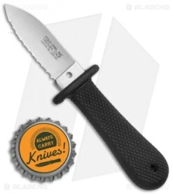 Cold Steel Ready Edge Fixed Blade Neck Knife (2" Satin Full Serr) 42NS -Knives World Shop Cold Steel Ready Edge Neck Knife Satin Full Serr 42NS BHQ 71279 jr bottlecap