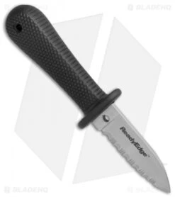 Cold Steel Ready Edge Fixed Blade Neck Knife (2" Satin Full Serr) 42NS -Knives World Shop Cold Steel Ready Edge Neck Knife Satin Full Serr 42NS BHQ 71279 jr spine