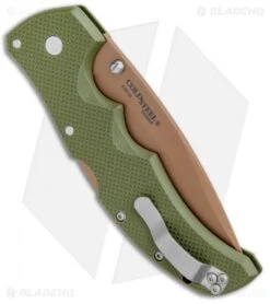 Cold Steel Recon 1 Spear Point Lockback Knife Desert Warrior G-10 (4" Copper) -Knives World Shop Cold Steel Recon 1 SP LB Desert Warrior 27UAS BHQ 100069 jr side