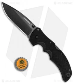 Cold Steel Recon 1 Lockback Knife Black G-10 (4" Black CPM-S35VN) CS27BS -Knives World Shop Cold Steel Recon 1 Standard CPM S35VN CS27BS BHQ 83442 jr bottlecap