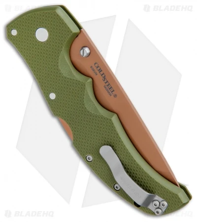 Cold Steel Recon 1 Tanto Lockback Knife Desert Warrior G-10 (4" Copper) 5 Cold Steel Recon 1 Tanto Lockback Knife Desert Warrior G-10 (4" Copper) - Image 3