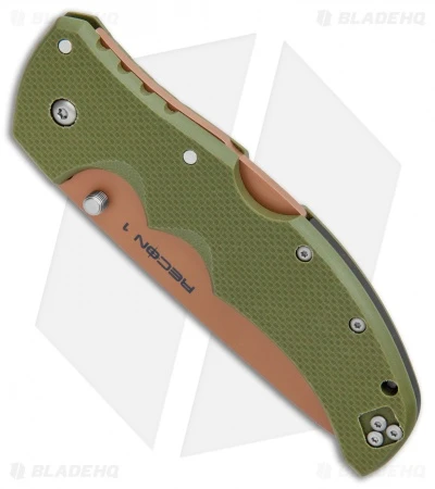 Cold Steel Recon 1 Tanto Lockback Knife Desert Warrior G-10 (4" Copper) 4 Cold Steel Recon 1 Tanto Lockback Knife Desert Warrior G-10 (4" Copper) - Image 2