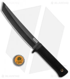 Cold Steel Recon Tanto Fixed Blade Knife (7" Black SK-5) 49LRT -Knives World Shop Cold Steel Recond Tanto Black SK 5 49LRT BHQ 83200 jr bottlecap