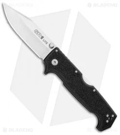 Cold Steel SR1 Lite Tri-Ad Lock Knife Black Griv-Ex (4" Satin) 62K1