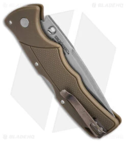 Cold Steel Verdict Tri-Ad Lock Knife Spear Point FDE GFN (3" SW) -Knives World Shop Cold Steel Verdict Tri AD Lock Knife Spear point FDE GFN 3in SW BHQ 139977 td side