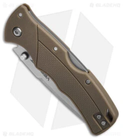 Knives World Shop -Knives World Shop Cold Steel Verdict Tri AD Lock Knife Spear point FDE GFN 3in SW BHQ 139977 td spine