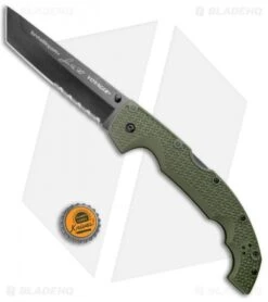 Cold Steel Voyager L.E. Rawles Tanto Tri-Ad Lock Knife Green (5.5" SW) 29UXTGH -Knives World Shop Cold Steel Voyager L.E. Rawies Tanto Tri Ad LB SW 29UXTGH BHQ 44020 jr bottlecap
