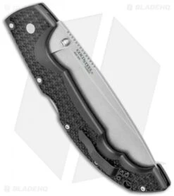 Cold Steel Voyager XL Drop Point Tri-Ad Lockback Knife (5.5" Stonewash) 29AXB -Knives World Shop Cold Steel Voyager XL DP Tri Ad LB SW 29AXB BHQ 121210 jr side