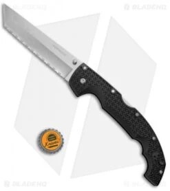 Cold Steel Voyager XL Tanto Tri-Ad Lockback Knife (5.5" SW Full Serr) 29TXCTS -Knives World Shop Cold Steel Voyager XL Tanto Tri Ad LB SW Full Serr 29TXCTS BHQ 44017 jr bottlecap