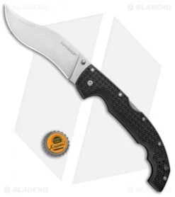 Cold Steel Voyager XL Vaquero Tri-Ad Lock Knife (5.5" Stonewash AUS-10A) -Knives World Shop Cold Steel Voyager XL Tri Ad SW 29AXV BHQ 94163 jr bottlecap
