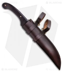 Cold Steel Woodsman's Sax Fixed Blade Knife Wood (11" Satin) -Knives World Shop Cold Steel Woodsmans Sax Fixed Blade Knife 17 Satin 88HUA BHQ 105909 LS Side