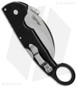 Cold Steel Tiger Claw Karambit Lockback Knife (3.25" Satin Full Serr) 22KFS 5 Cold Steel Tiger Claw Karambit Lockback Knife (3.25" Satin Full Serr) 22KFS -Knives World Shop cold steel 22kfs side cm