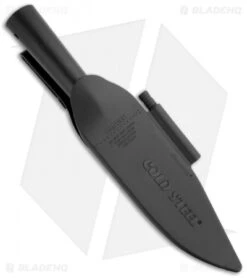 Cold Steel Bowie Blade Bushman Knife + Sheath & Fire Steel (7" Black) 95BBUSK 5 Cold Steel Bowie Blade Bushman Knife + Sheath & Fire Steel (7" Black) 95BBUSK -Knives World Shop cold steel black fixed 95bbusk bowie blade bushman sheath