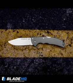 Cold Steel Code-4 Clip Point Lockback Knife (3.5" Satin) 58PC -Knives World Shop cold steel code 4 clip point 58TPCC BHQ 15397 dl