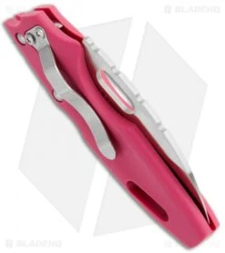 Cold Steel Mini Tuff Lite Lockback Knife Pink (2" Satin) 20MTP -Knives World Shop cold steel mini tuff lite satin pink 20mtp side