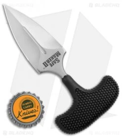 Cold Steel Safe Maker II Push Dagger Knife (3.25" Satin) 12DCST -Knives World Shop cold steel safe maker ii 12DCST BHQ 2437 jr bottlecap
