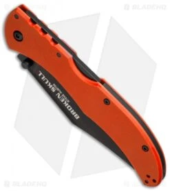 Cold Steel Broken Skull I Lock Back Knife Orange G-10 (4" Black CTS-XHP) 54SBOR -Knives World Shop cold steel steve austin broken skulls i 54sbor bottom cm