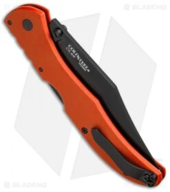 Cold Steel Broken Skull I Lock Back Knife Orange G-10 (4" Black CTS-XHP) 54SBOR -Knives World Shop cold steel steve austin broken skulls i 54sbor side cm