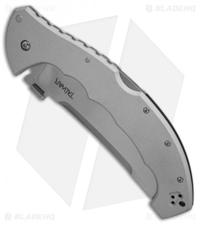 Cold Steel 5.5" Talwar Lockback Knife Gray G-10 (Satin CTS-XHP) TXVSLV 4 Cold Steel 5.5" Talwar Lockback Knife Gray G-10 (Satin CTS-XHP) TXVSLV - Image 2