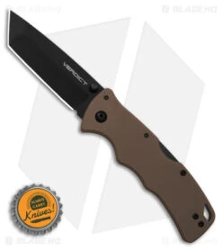 Cold Steel Verdict Tanto Tri-Ad Lock Knife Tan FDE G-10 (3" Black) AUS-10A -Knives World Shop cold steel verdict tanto triad lock knife tan fde g10 3 in black bhq139971 hd size
